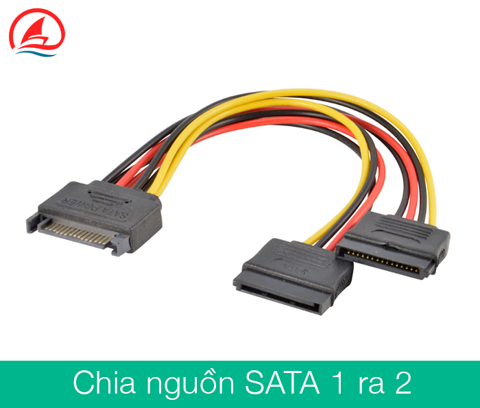 Cáp nguồn sata 1 ra 2 - cáp chia nguồn sata