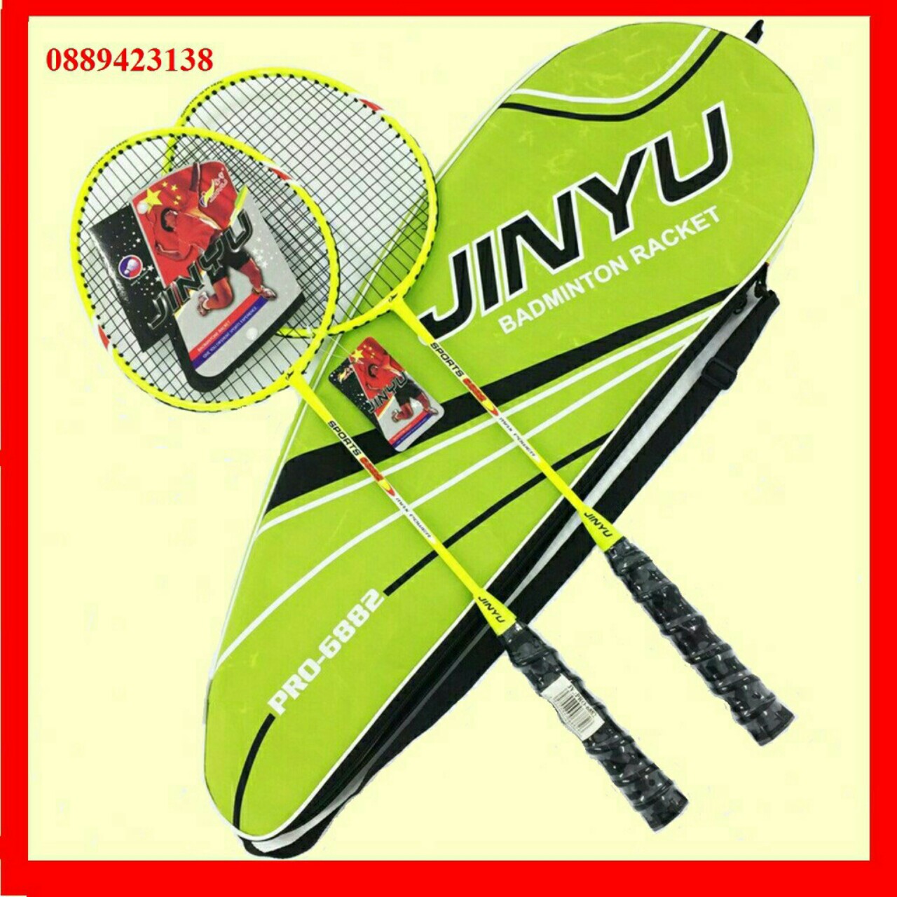 Vợt cầu lông JINYU khung hợp kim Bộ 2 vợt cầu lông