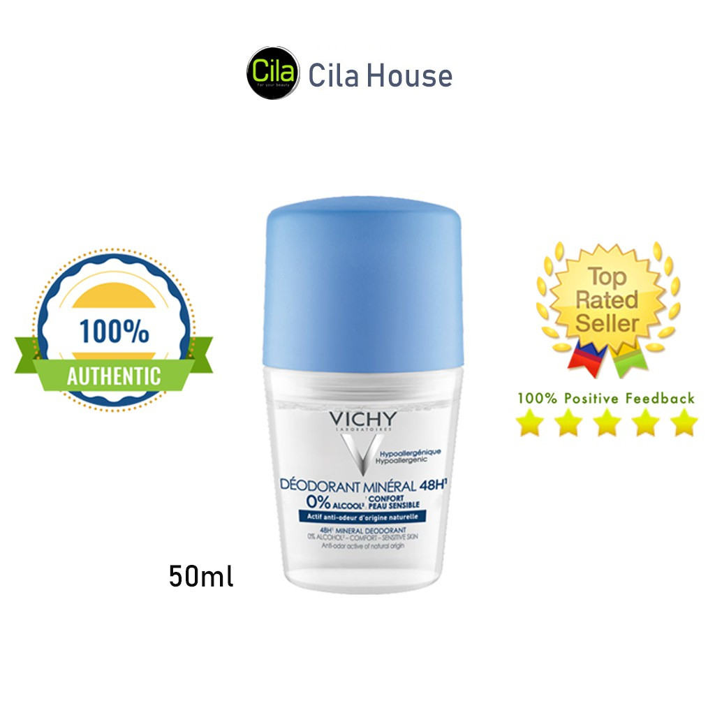 Lăn Khử Mùi Vichy Mineral Deodorant 48h - Cila House