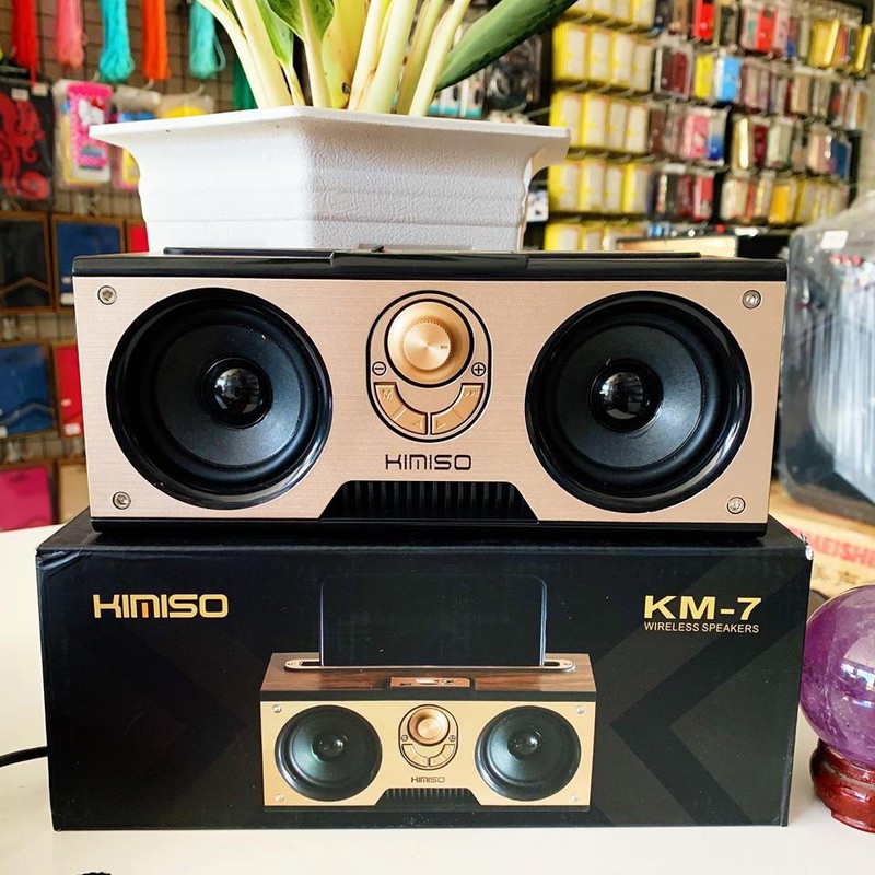 [HCM]Loa Vi Tính Bãi Nhật  Loa Kimiso Km 7 Công Suất Lớn Hàng Chính Hãng Giá Tốt . Kết Nối  Bluetooth 4.0 - Âm thanh Bass cực lớn - Thời lượng pin lâu .  Âm Thanh Sống Động. Bảo Hành Uy Tín.