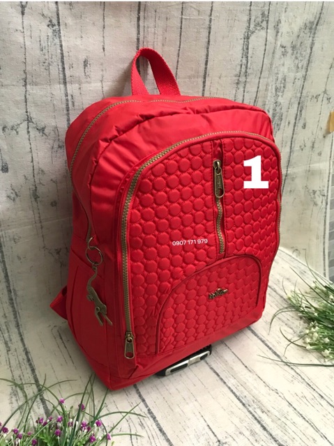 Ba lô du lịch Kipling Vnxk mẫu thêu - Balo Kipling Vnxk Vải dù thêu - Ms 51