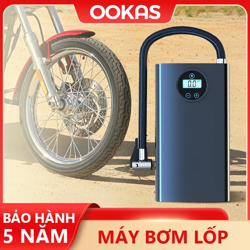 OOKAS Máy Bơm Lốp Xe Hơi Không Dây Chuyên Dụng thổi phồng nhanh bơm xe đạp bơm lốp ô tô bơm lốp xe máy