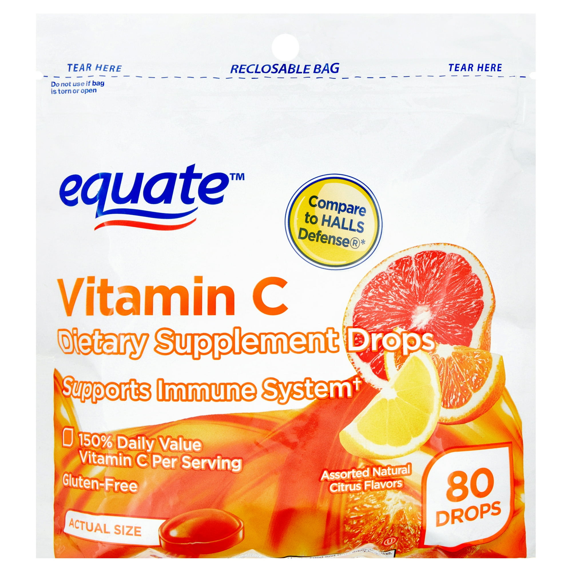 Kẹo equate Vitamin C 80 viên