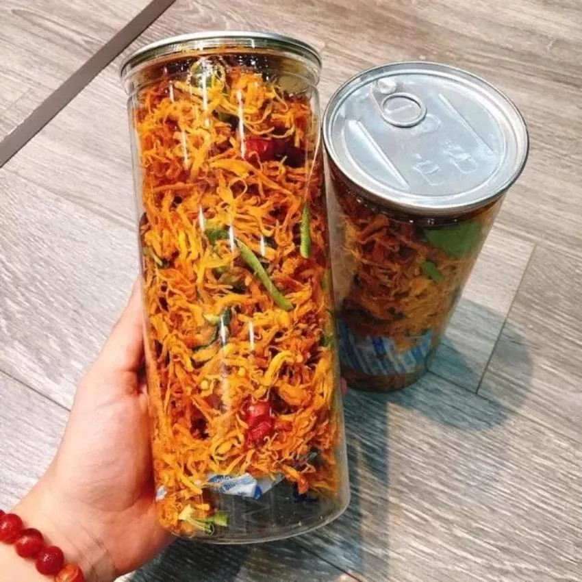 (Siêu giòn, siêu đậm vị) Khô gà lá chanh xé cay Nàng Khô 200g