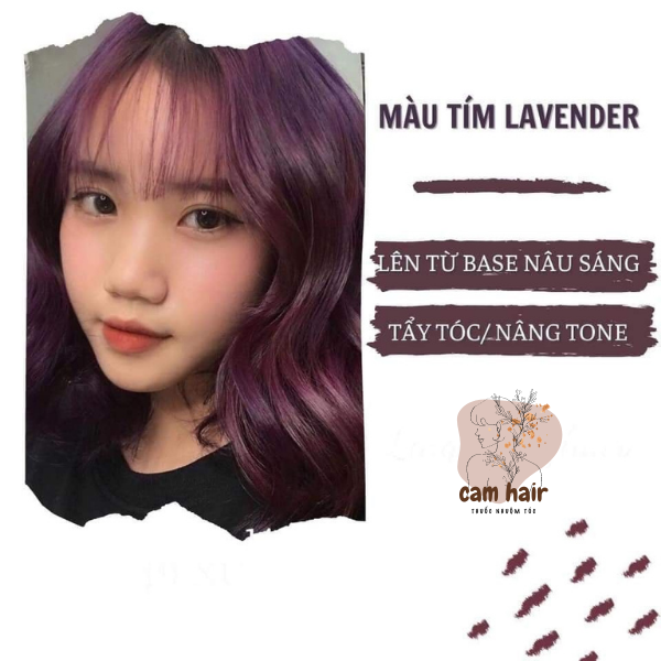 Thuốc Nhuộm Tóc Tím Lavender Nhuộm Tại Nhà