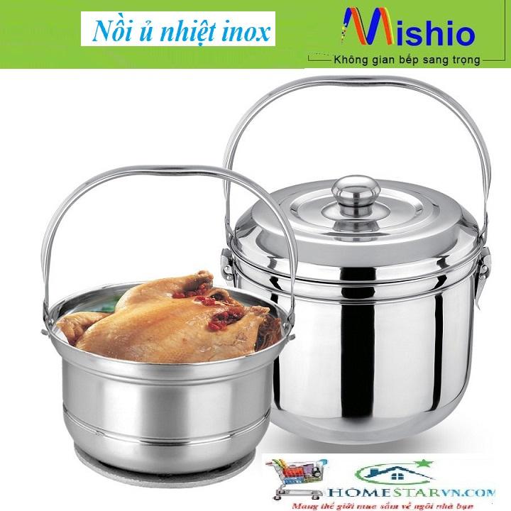Nồi ủ nhiệt inox mishio mk187 5.4l