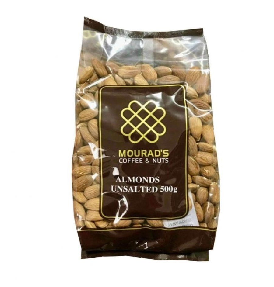 Hạt hạnh nhân tươi sấy khô Mourad's 500g dùng làm sữa, bánh