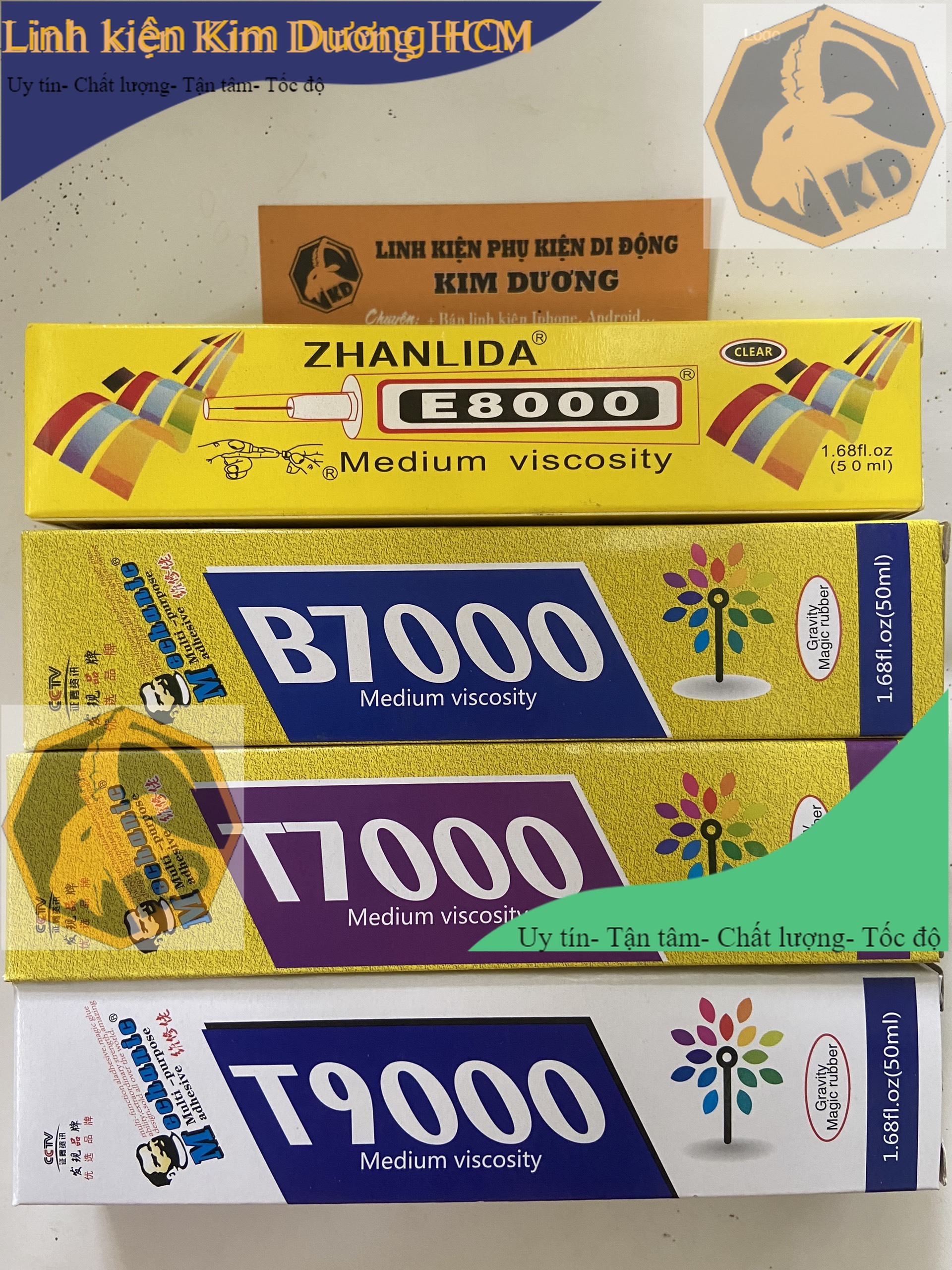 [HCM]Keo dán đa năng ZHANLIDA E8000 (50ml)/ MECHANIC B7000 (50ml) chính hãng