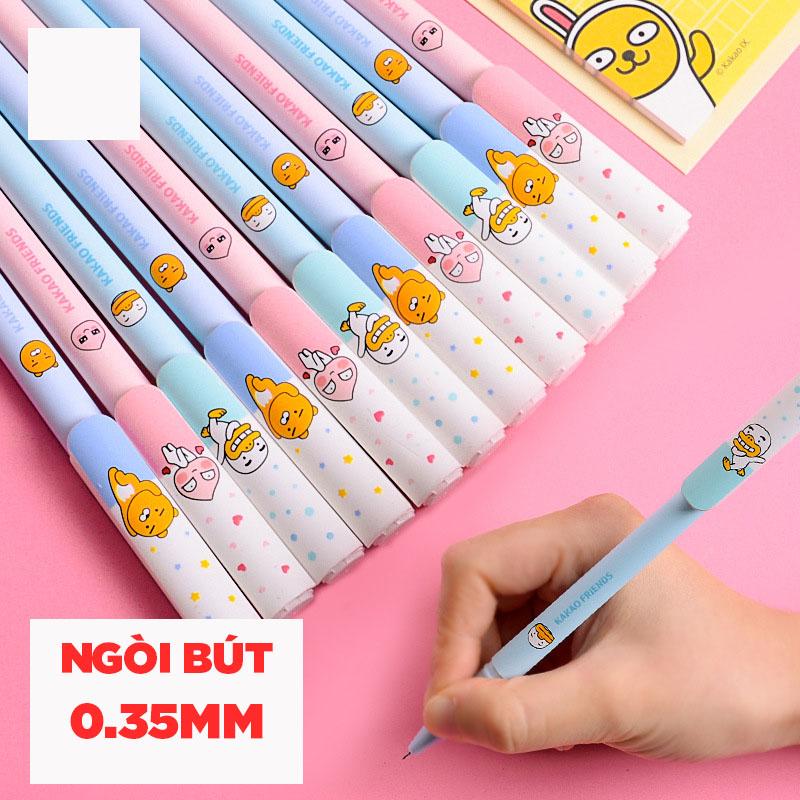BÚT BI NƯỚC NGÒI 0.35MM KAKAO FRIENDS NHIỀU MẪU