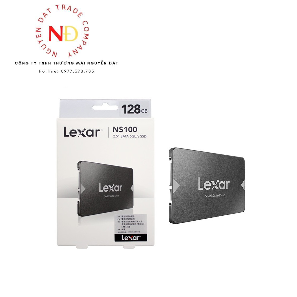[Freeship] Ổ cứng SSD 120GB Lexar NS100 Lite 2.5” SATA III (6Gb/s) CHÍNH HÃNG - Bảo hành 3 năm