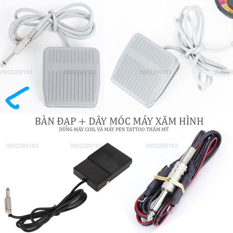 Bàn Đạp Máy Xăm - Dây móc máy xăm - Siêu bền chất lượng tốt. dễ sử dụng.