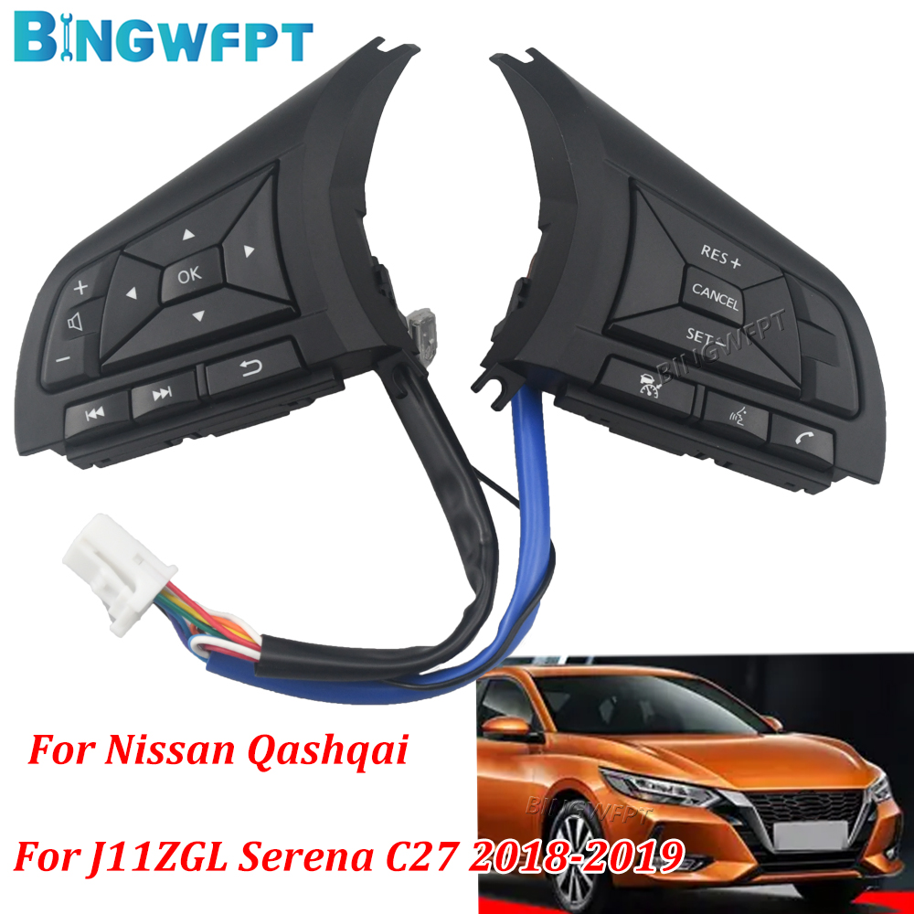 Mới cho nissan micra qashqai serena 25550-5sa1d công tắc nút vô lăng bộ điều chỉnh âm lượng điều khiển hành trình