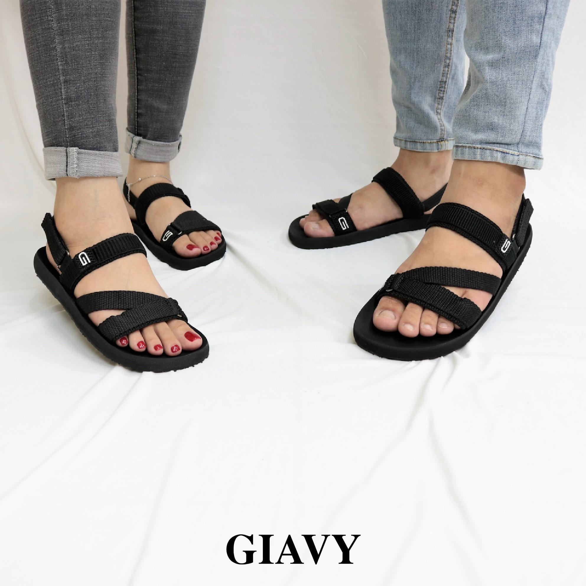 Sandal couple nam-nữ.GIAVY STL377 Đ
