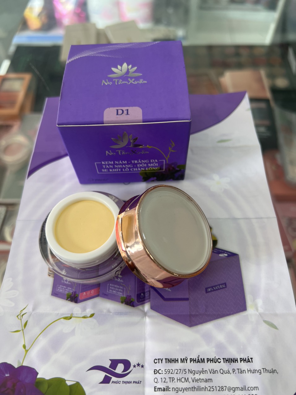 Kem nụ tầm xuân sạch nám - trắng da - tàn nhang - đồi mồi - se khít lỗ chân lông 12gr