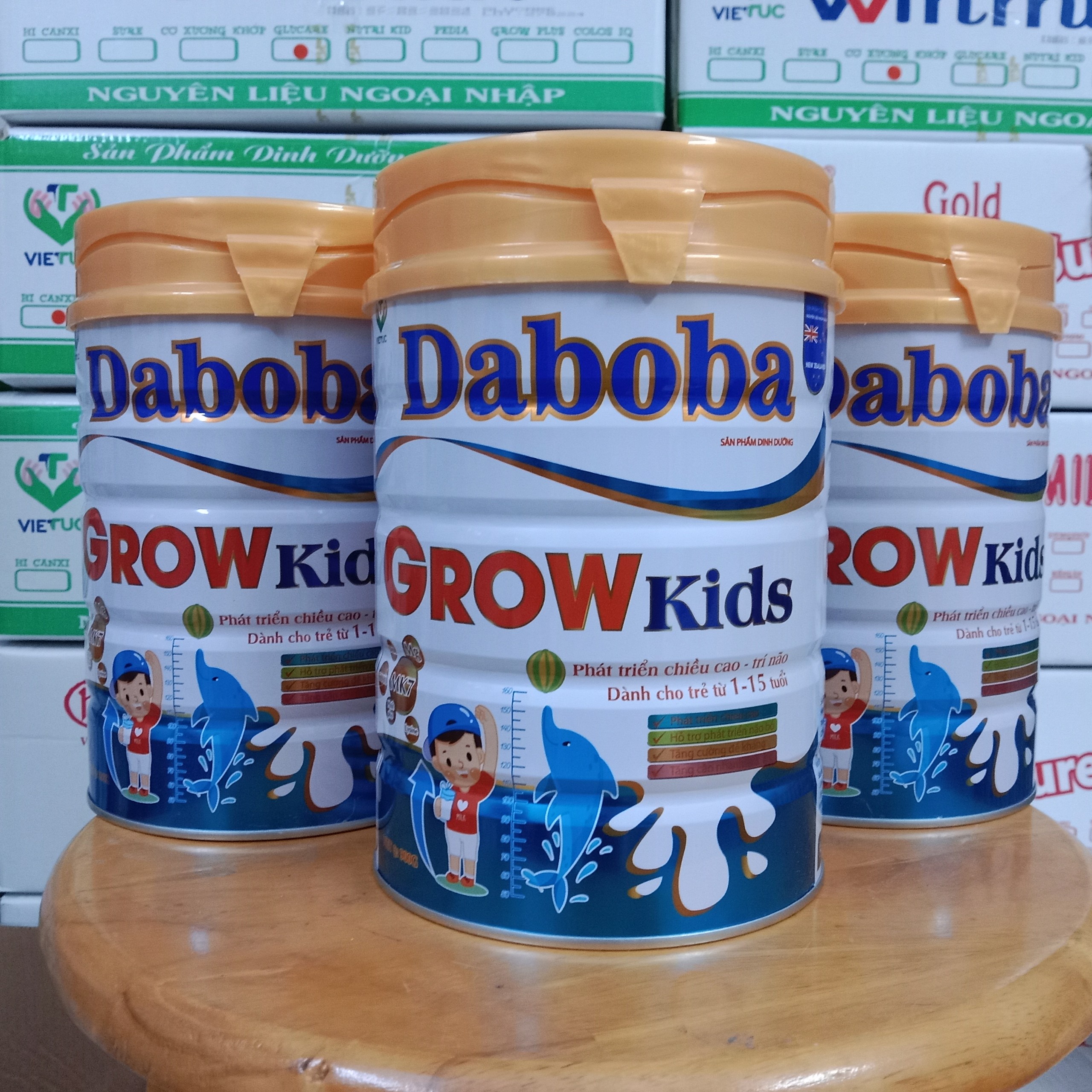 Sữa bột tăng trưởng chiều cao Daboba 900g dành cho trẻ 1-15 tuổi