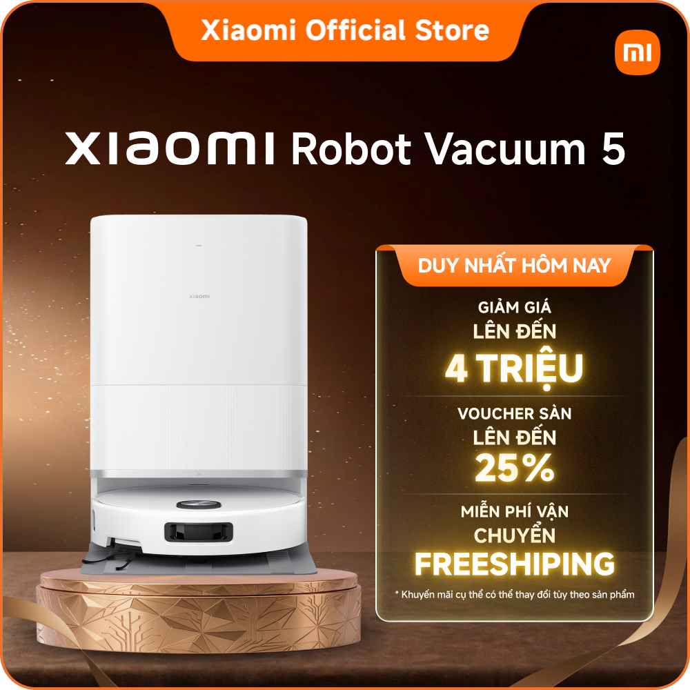 Robot hút bụi lau nhà Xiaomi Vacuum 5