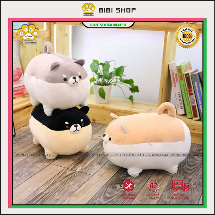 Chó bông Shiba mập ú dễ thương - gấu bông cute