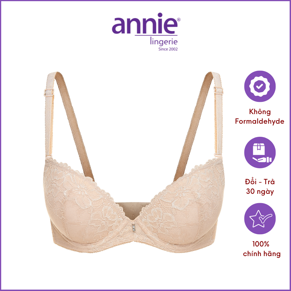 Áo Ngực Phối Ren Siêu Push-Up Annie Bra8125 Chất Liệu Cao Cấp Thoáng Khí  Mềm Mại