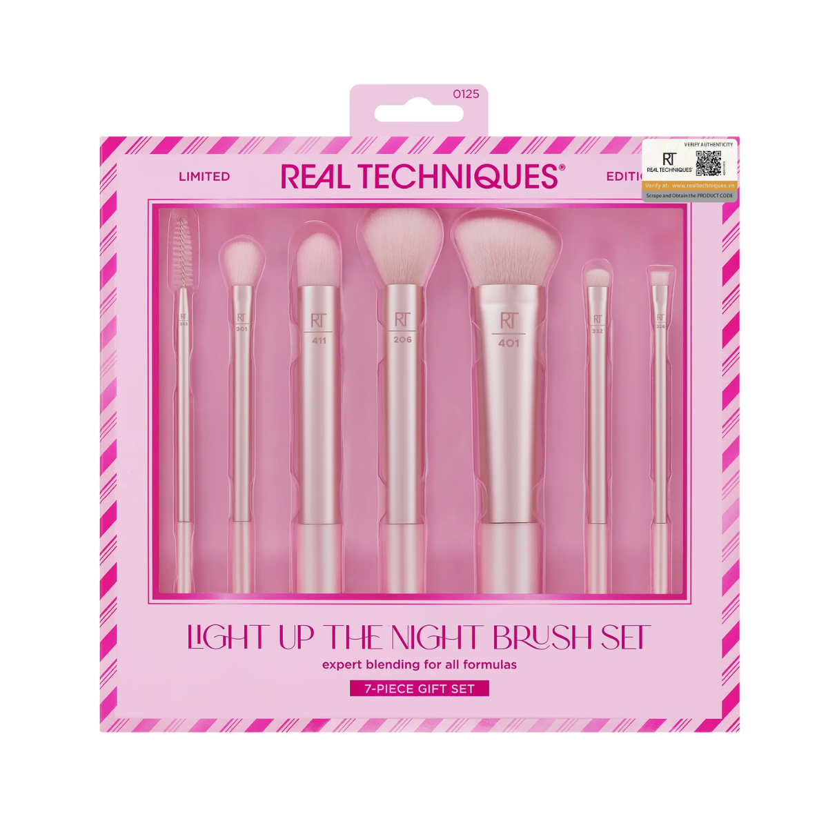 Bộ cọ 7 cây Real Techniques Limited Edition Light Up The Night Brush Set