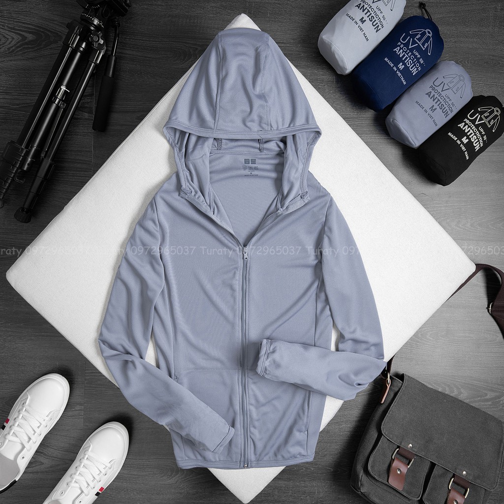 [HOT TREND HÈ 2021] Áo Khoác Gió Chống Nắng Unisex (Nam/Nữ) Vải Thun Cotton Chống Tia UV Hàng VNXK Cao Cấp Giá Rẻ - Honomart