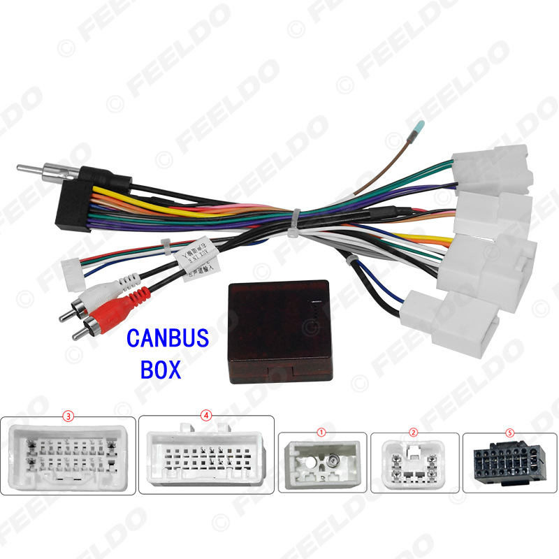 Thích Hợp Cho Toyota Cao Cấp / Senna /RX330/ Sequoia Android Màn Hình Lớn Điều Hướng Sửa Đổi Hộp Giải Mã Dây Nguồn
