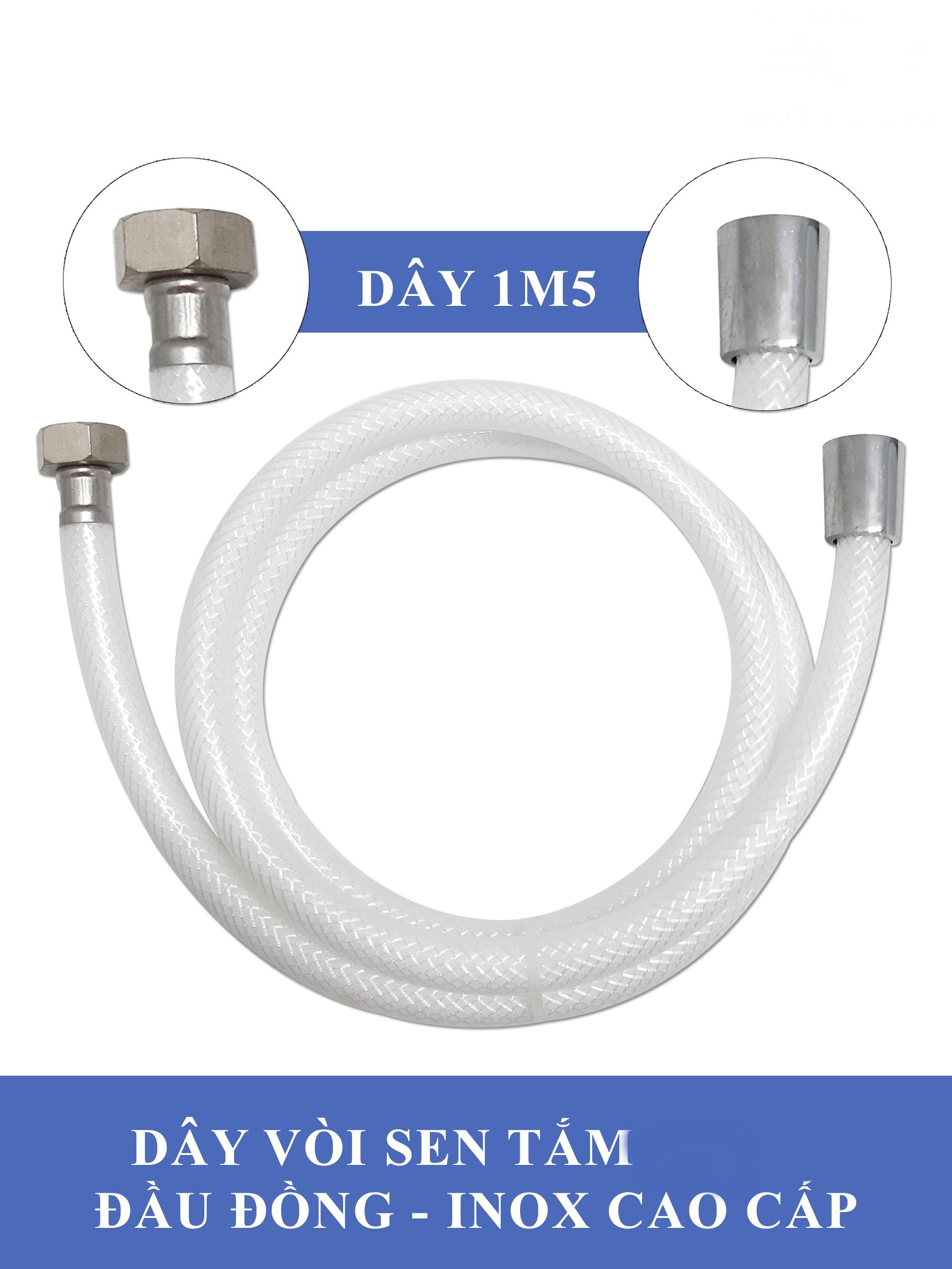 Dây Sen Tắm Nhựa Cao Cấp Như Lan San D03 dài 1m5, Dây Xịt Vệ Sinh Loại Tốt - HOME BABY