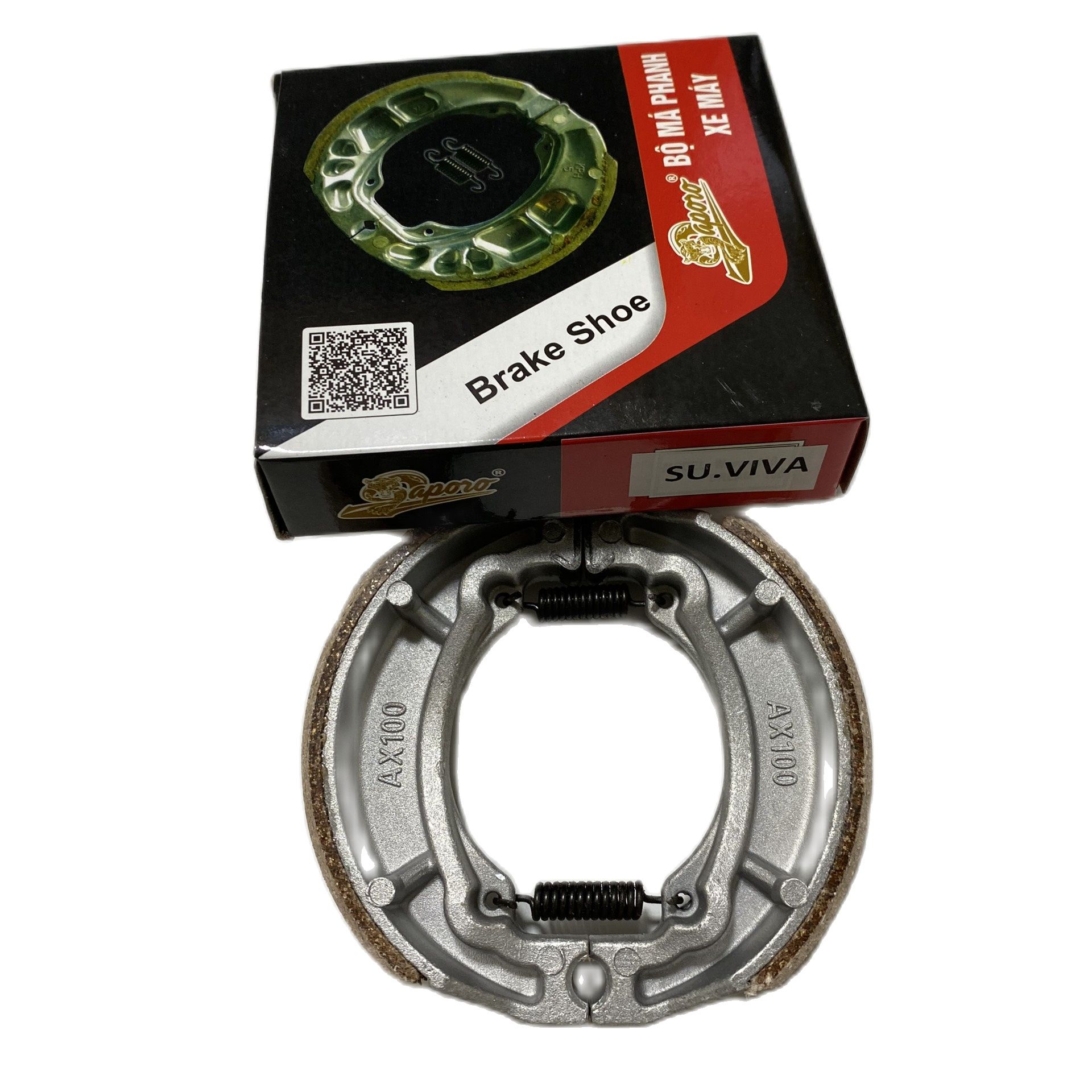 Bố thắng sau suzuki nhỏ cao cấp safaty: viva , axelo , smash , revo , shogun , amity
