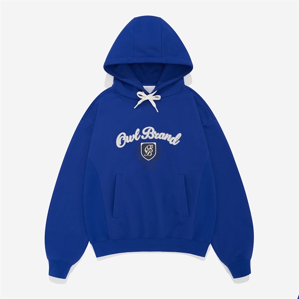 Áo nỉ chui đầu Owlbrand Hoodie AAO/Xanh dương