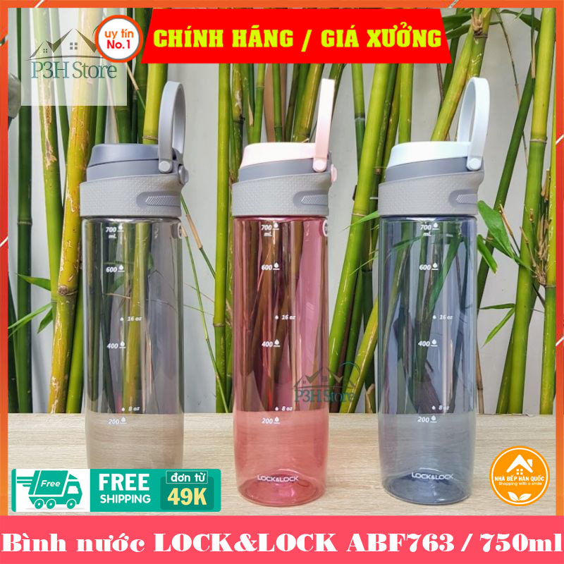Bình Nước Bằng Nhựa Tritan One Touch Sport Lock&Lock ABF763 750ml