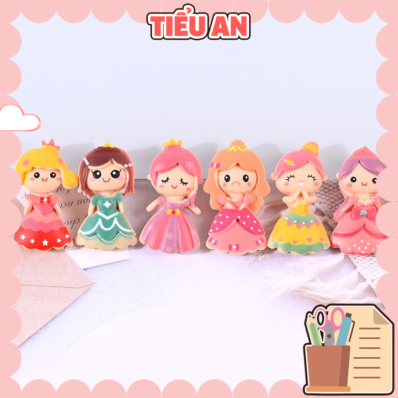 Charm slime/ dụng cụ charm trang trí hình công chúa dễ thương - giá 1 cái