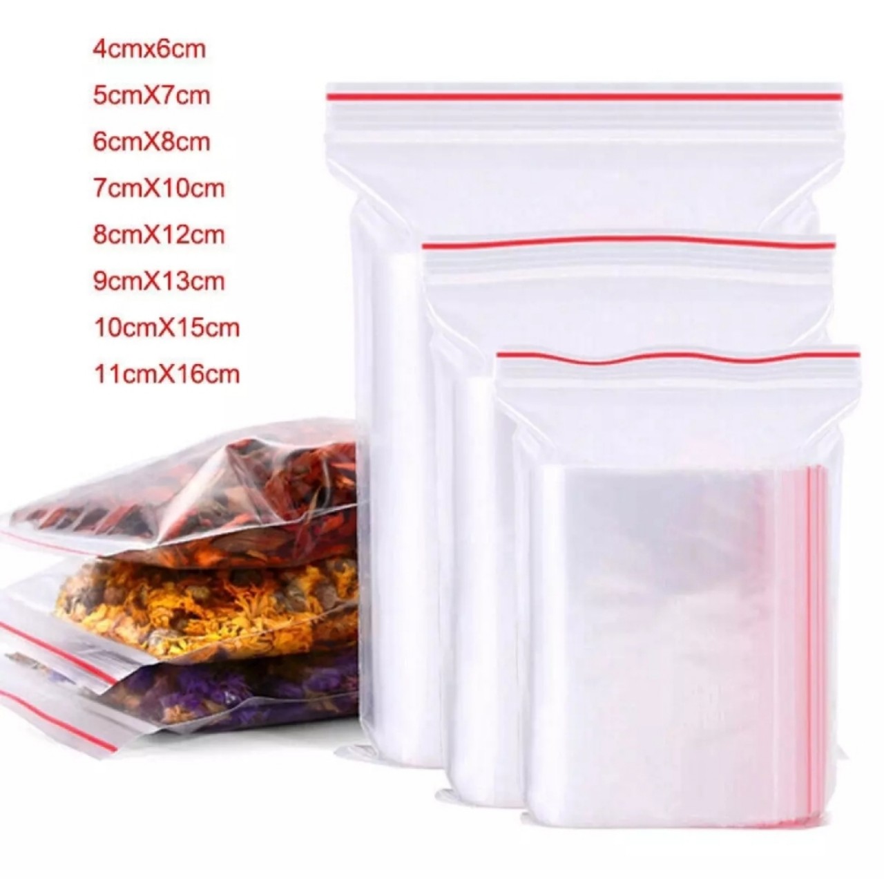 [HCM] 500gr Túi Zipper Đựng Thực Phẩm. chất liệu PE. an toàn vệ sinh thực phẩm