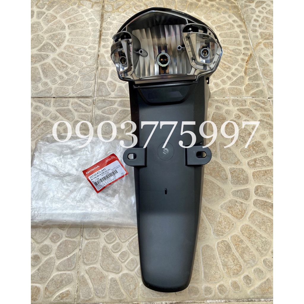 Bộ choá đèn và chắn bùn sau wave a 100 , đuôi sau wave a100 ws100 rs repsol không chụp