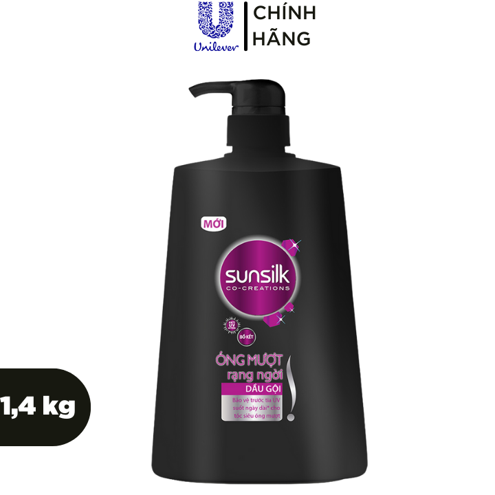 Dầu Gội Sunsilk Óng Mượt Rạng Ngời dầu gội Sunsilk bồ kết