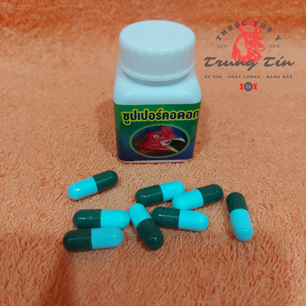 [HCM]thuốc gà đá đặc trị gà đá - nấm họng - đẹn họng - 1 hủ / 20 viên