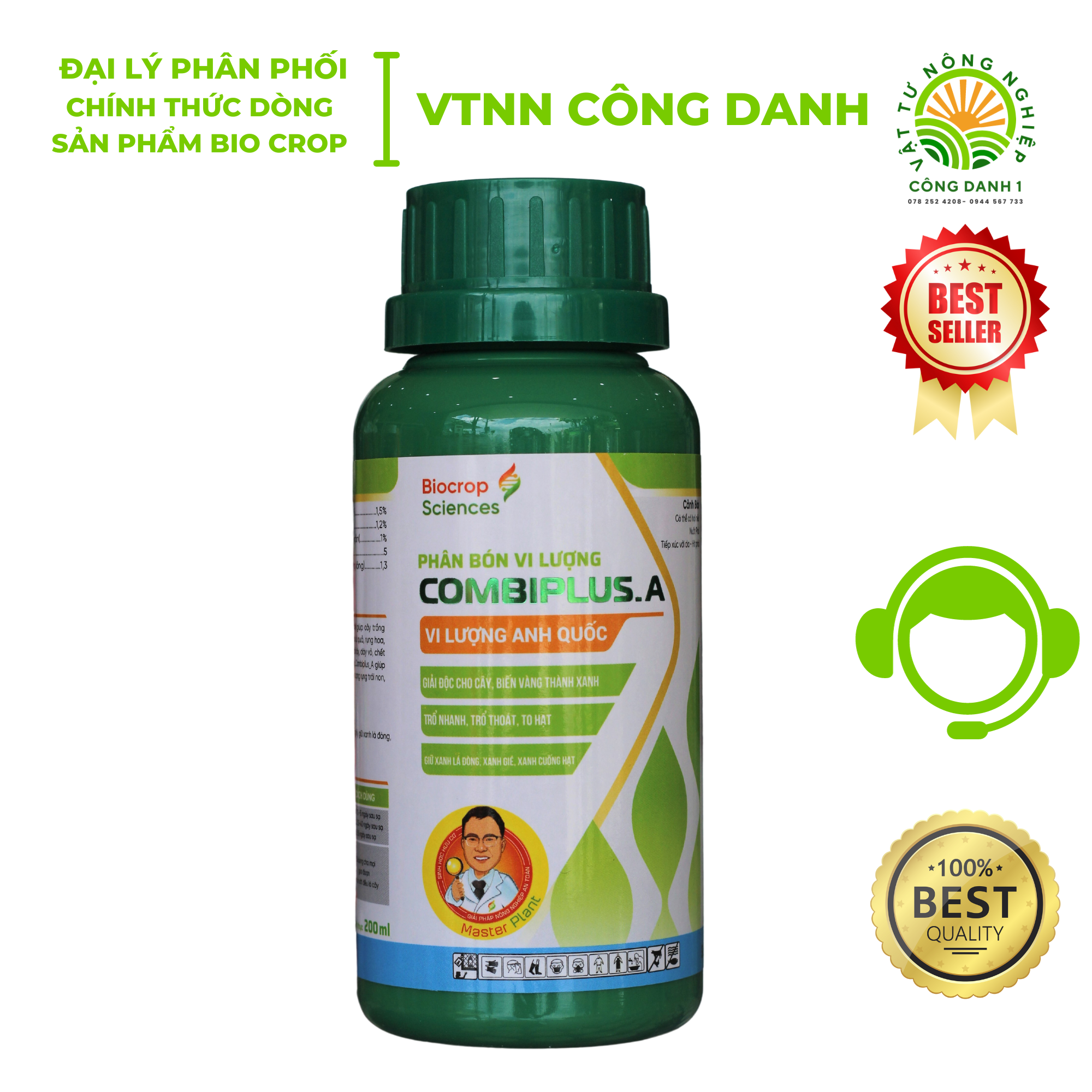 Phân bón vi lượng Combiplus A của Biocrop Sciences