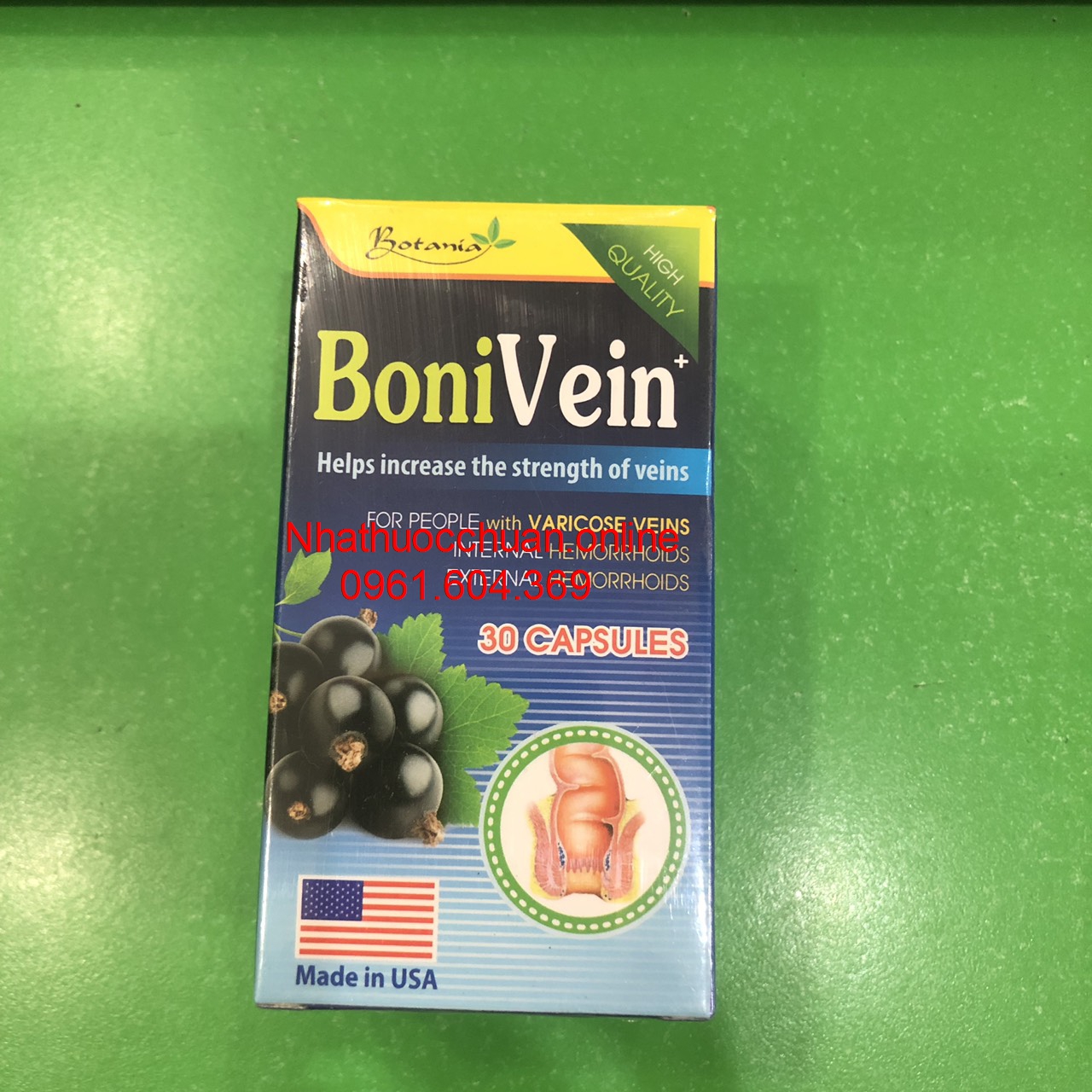Boni Vein ( Hộp 30 viên)