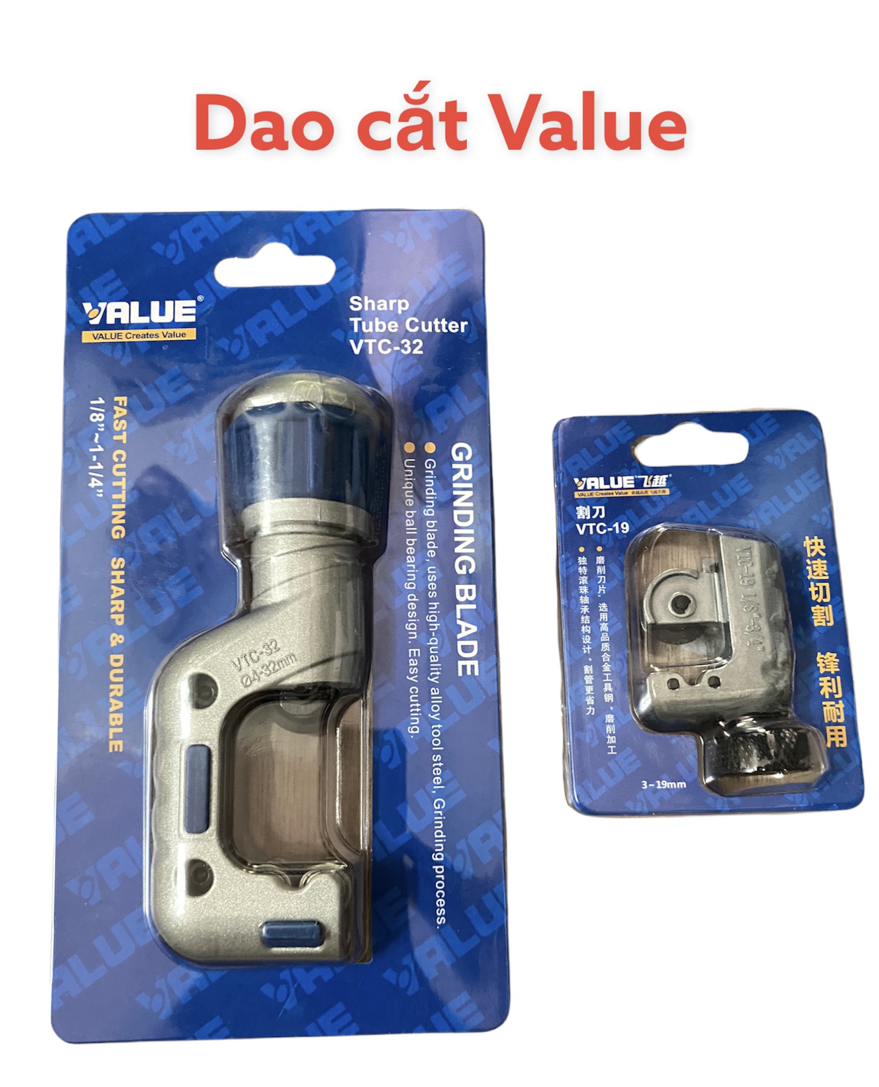 Dao cắt ống đồng value model vtc-32 và vtc-19