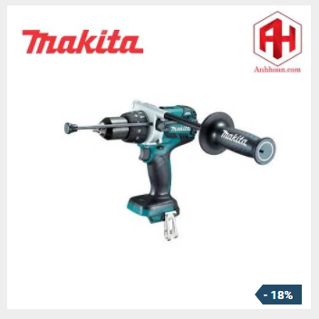Máy khoan pin Makita 18V DHP481Z với chất liệu tốt kết cấu chắc chắn thiết kế gọn nhẹ búamáy bắt vít dùng pin không dây