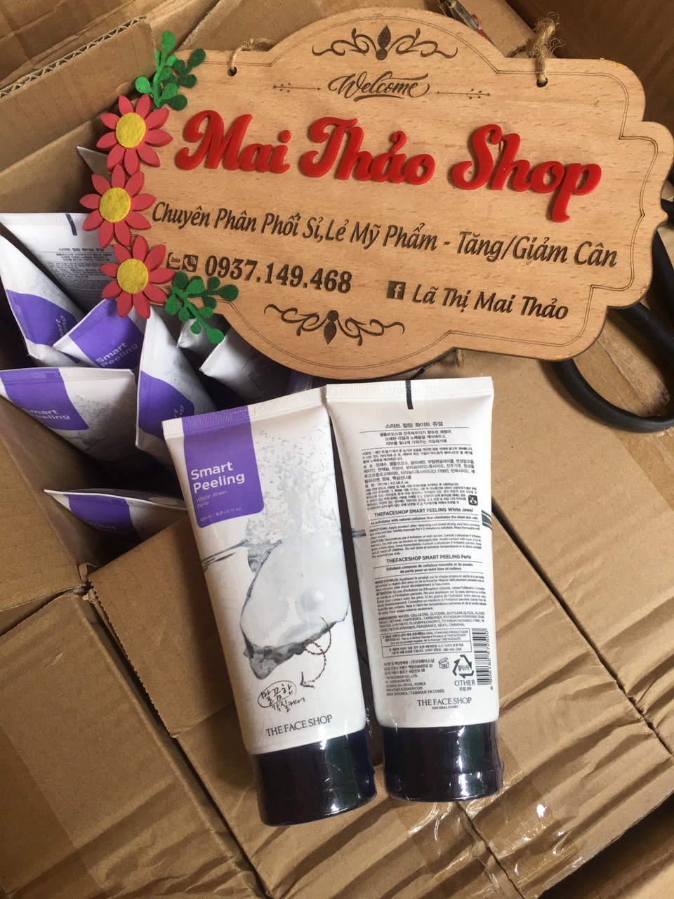 Gel tẩy tế bào chết ngọc trai Hàn Quốc 150ml