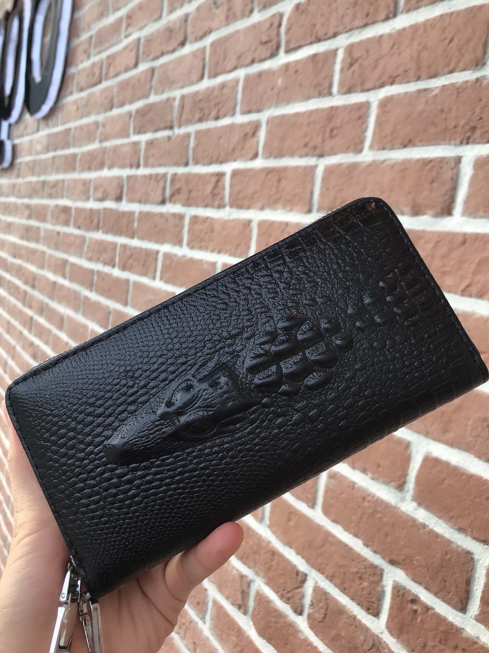 (SIÊU KHUYẾN MÃI) Ví cầm tay Nam hàng cao cấp, Ví Dài Nam ,Ví dập hình cá xấu, Clutch cầm tay thời trang