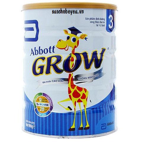 Sữa bột abbott grow 3 900g