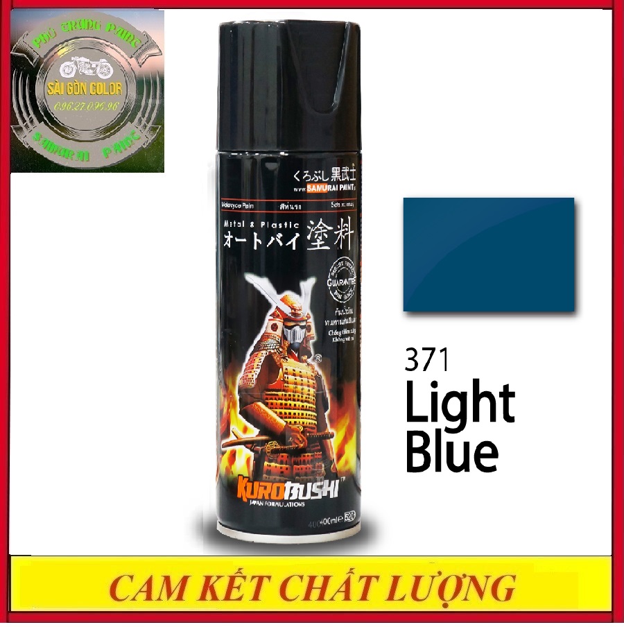 Sơn xịt xe máy màu xanh dương nhạt 371