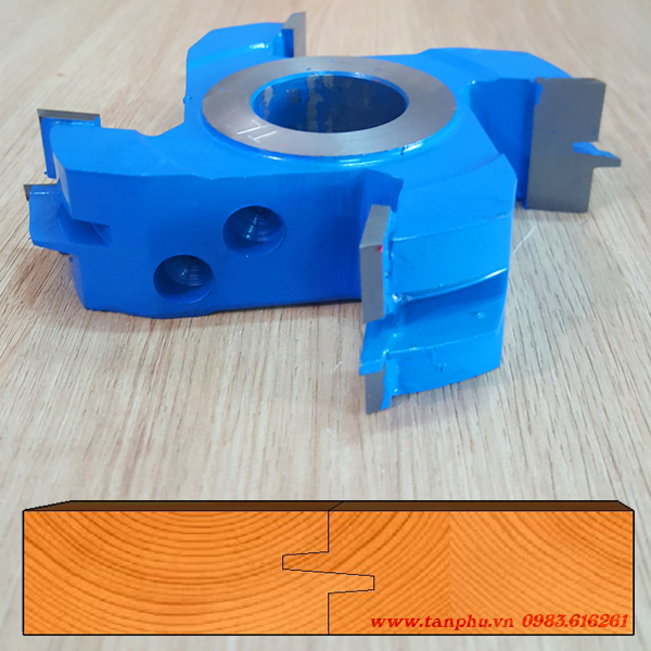 MŨI PHAY TUPY GHÉP VÁN RĂNG LƯỢC CAO 15MM