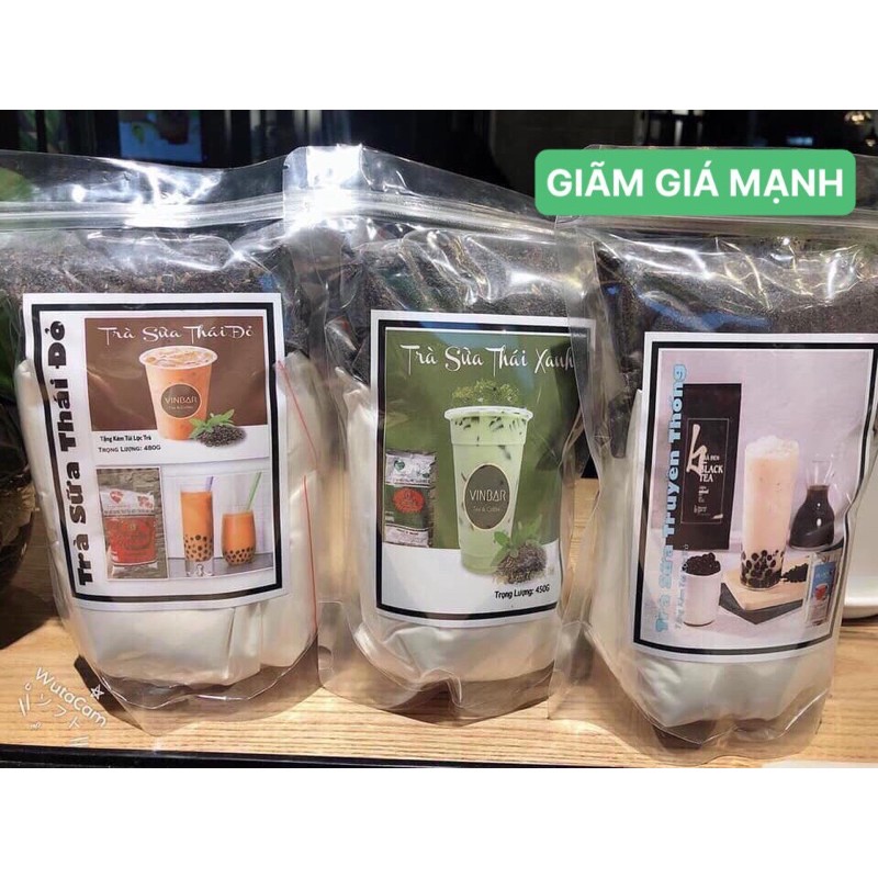 [HCM]TRÀ SỮA THÁI XANH  SET TỰ NẤU ( 10 chai) [tặng trân châu]