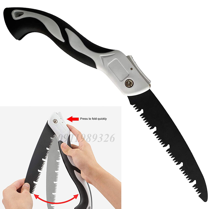 Cưa gỗ cầm tay - cưa cây cảnh - cưa cầm tay gấp gọn lưỡi thép hợp kim SK5