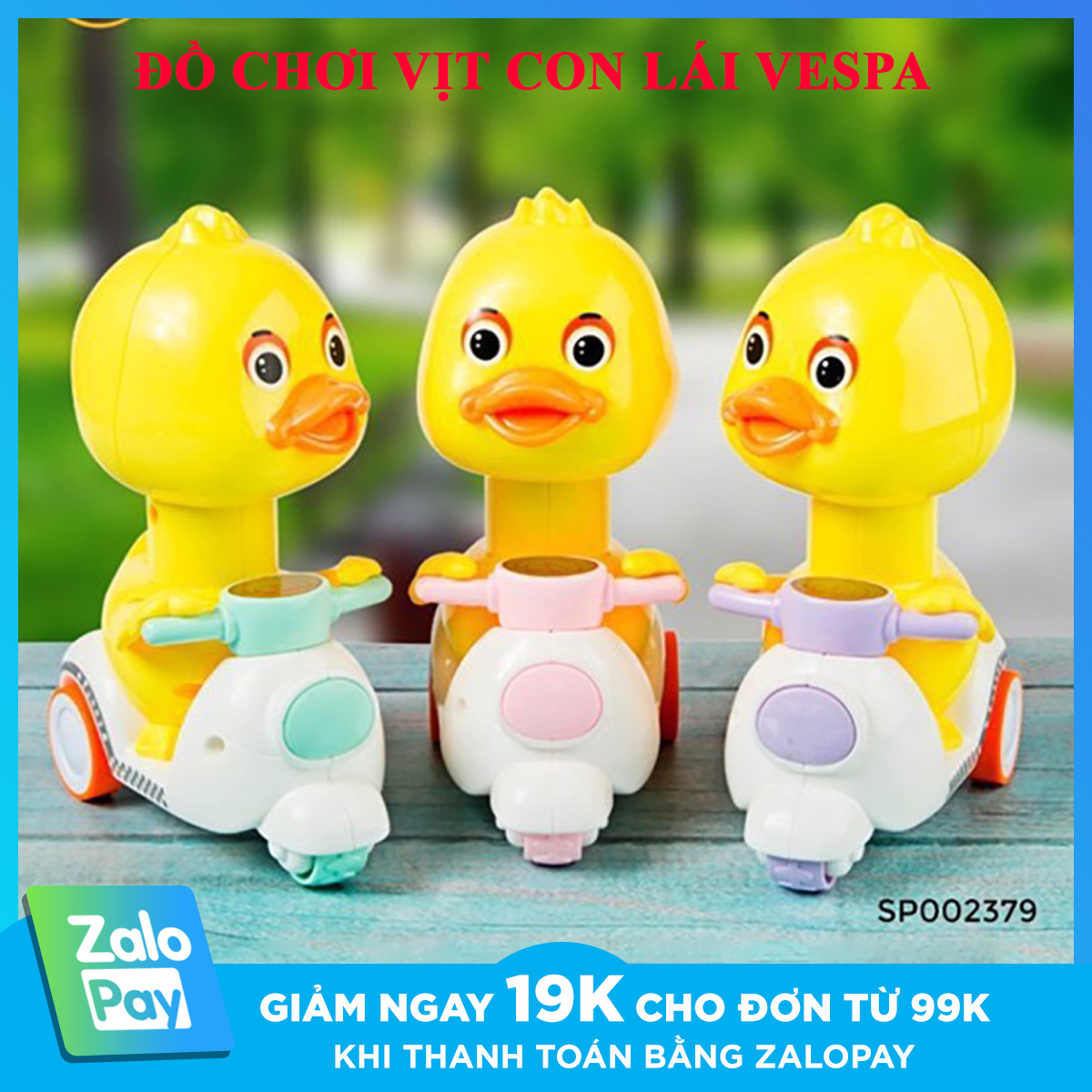 Vịt Chạy Xe Vespa Đồ Chơi Siêu Hot Cho Bé - Sochu Kids