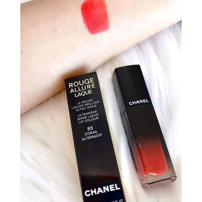 Chanel Corail Alternatif 85 Rouge Allure Laque 2020 Review  Swatches