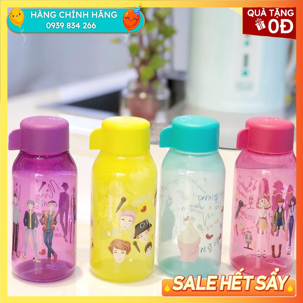 Tuppeware - bình nước eco bottle fancy 350ml