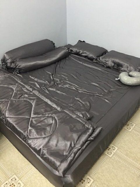 Trọn bộ phi lụa 4 món 1m6x2m