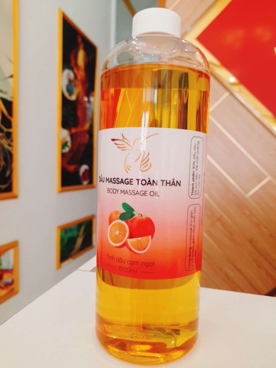 Dầu massage hương cam 1 lít